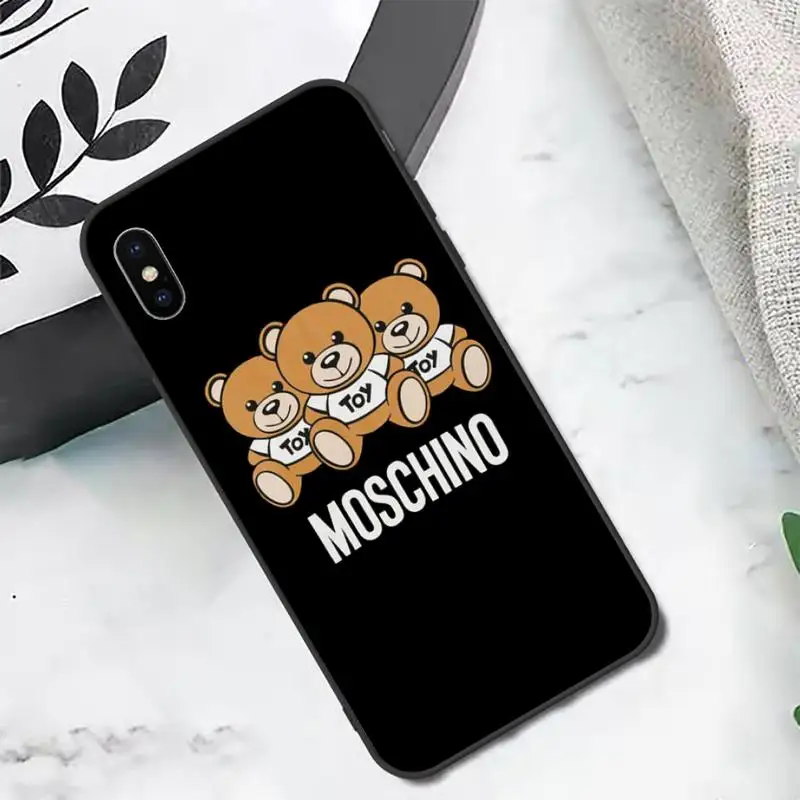 

Italy Luxury fashion brand bear Phone Case for iPhone 11 12 pro XS MAX 8 7 6 6S Plus X 2020 XR mini