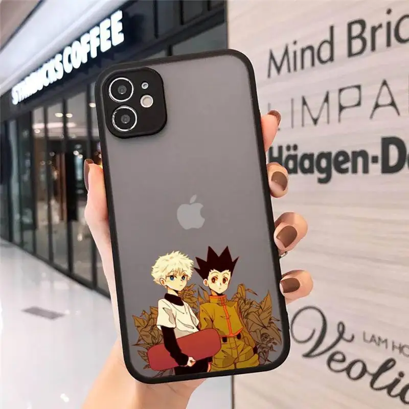 

HUNTER x HUNTER Phone Case For iphone 12 11 8 7 plus mini x xs xr pro max matte transparent cover