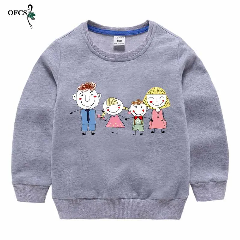 Новинка весны длинный рукав для мальчиков и девочек Sweater2 12Y Детская футболка с