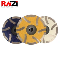 raizi 4 inch100 mm resin filled diamond grinding cup wheel for granite marble engineered stone coarse medium fine grinding disc