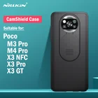 Защитный чехол для камеры Xiaomi Poco M4 Pro M3 Pro 5G X3 NFC, чехол Nillkin CamShield, чехол-слайдер для Xiaomi Poco X3 Pro
