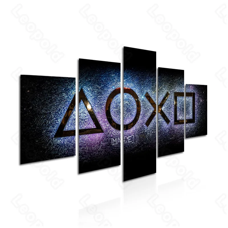 

Modern Style Murals Poster Canvas Painting Bed Home Decoration Prints 5 Pieces Starry Sky Graphics Living Room Wall Mural