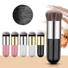 Кисть для румян Chubby Pier, кисть для основы, для плоского крема, для макияжа, Женская Кисть для макияжа, портативная кисть, инструмент для макияжа