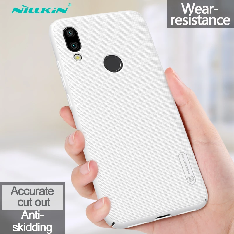 White For Xiaomi Redmi 8 7 Case Redmi 8A 7A Cover Nillkin Super Frosted Shield Hard PC Back Cover Protector Case for Xiaomi Redmi Y3 - Цвет: White