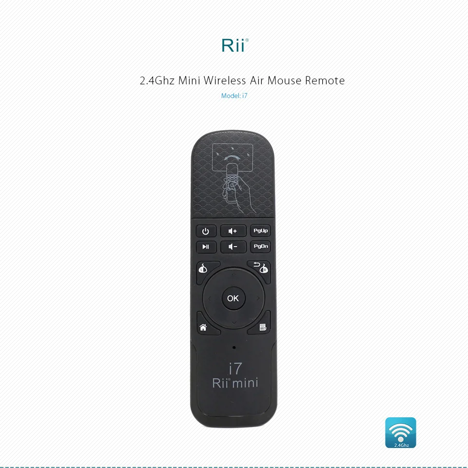Rii i7 2,4 ГГц мини Беспроводной воздуха Мышь для Android ТВ Box Mini PC IPTV Декодер каналов кабельного телевидения офисные Fly Мышь для Media Player