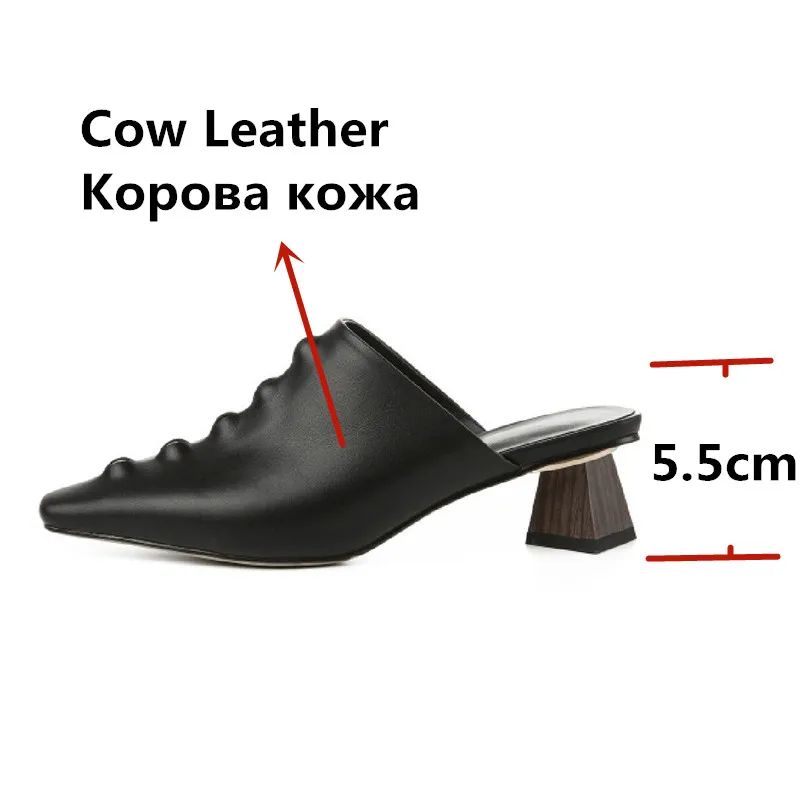 Женские туфли-лодочки с квадратным носком FEDONAS весенне-летние туфли из коровьей