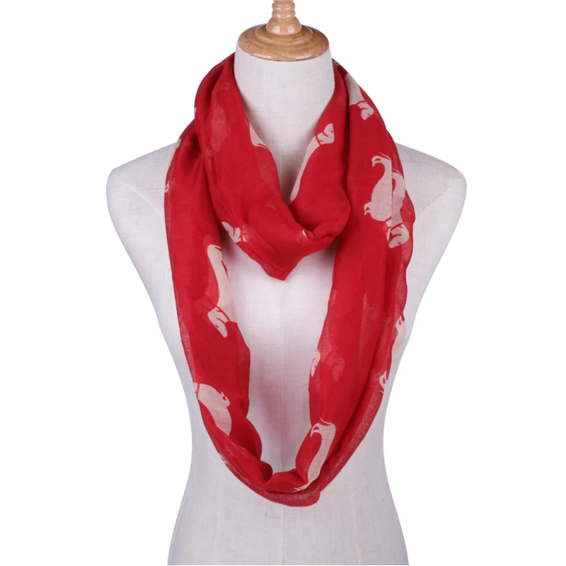 2019 женские шарфы Volie для девочек шарф с принтом собаки хомут оптовая продажа