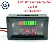 battery gauge car capacity monitor panel status indicator 12v 24v 36v lcd digital battery tester for universal auto car vehicle