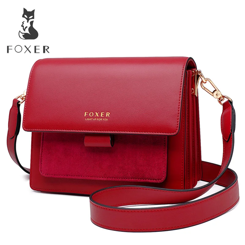 FOXER, женская сумка через плечо, сумки на плечо, сумка на плечо, кошелек, женская сумка-мессенджер, подарок на день Святого Валентина