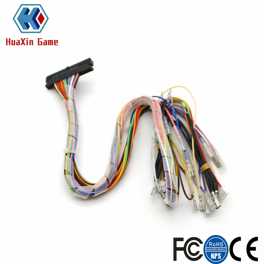 Аркадный 40 контактный интерфейс кабельный провод кабель PCB для джойстика Sanwa и