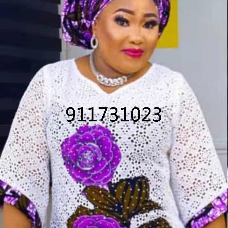 African Dresses For Women 2021 New Flower Dashiki Summer Plus Size Maxi Dress Ladies Traditional Clothing Fairy Dreams | Тематическая