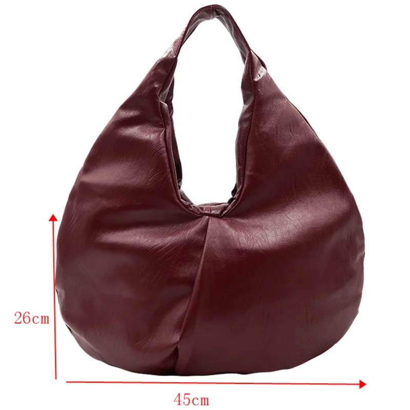 

[EAM] Women New Wrinkled Irregular PU Leather Zipper Personality All-match Crossbody Shoulder Bag Fashion Tide 2021 18A0370