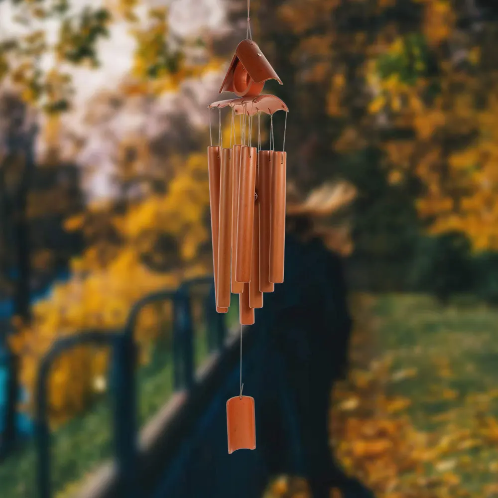 

1pc Fresh Bamboo Wind Chimes Wind Bell Garden Hanging Decoration