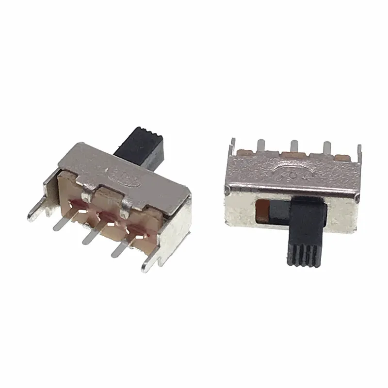 200 шт. SS12F44 1P2T SPDT 3Pin + 2PIN фиксированный держатель переключатель длиной ручки 5 мм