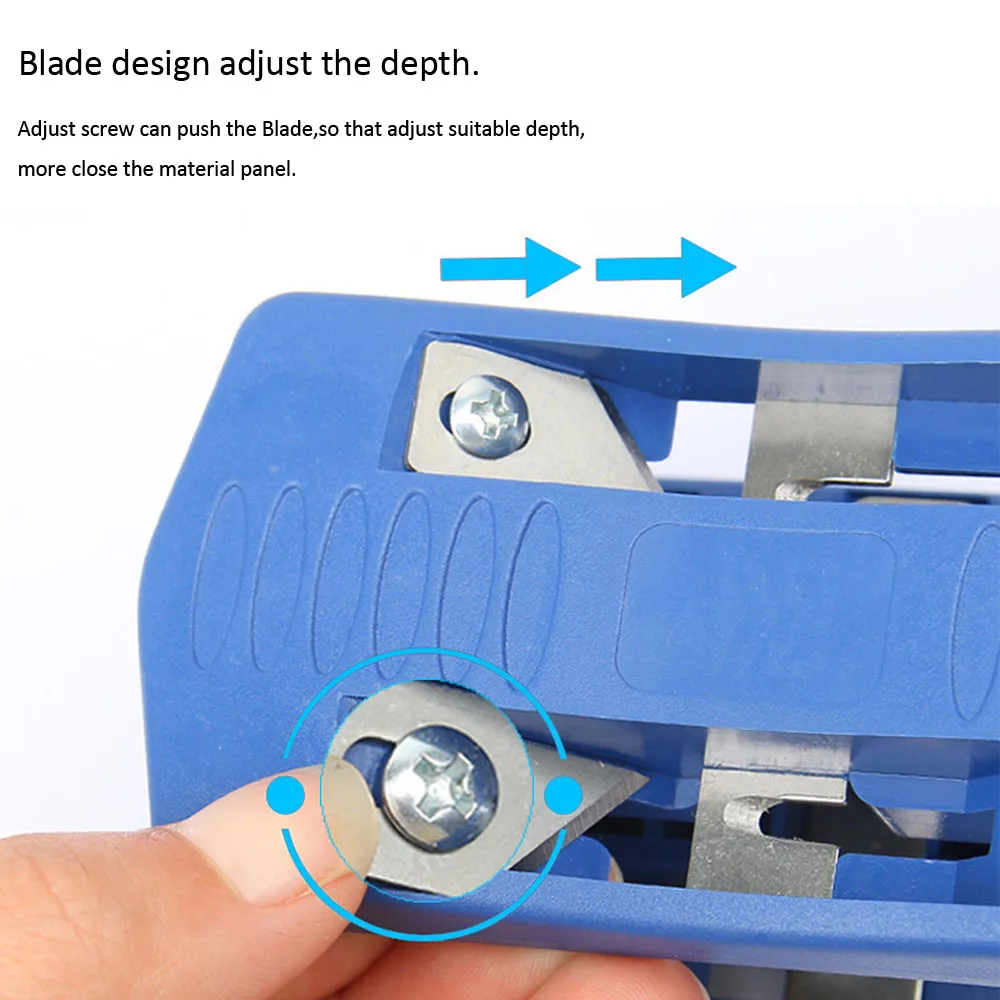 

Manual PVc Binding Strip Trimmer Double Edge Laminate Knife Banding Machine Set Wood Head Tail Trimming Carpenter Steel Blade