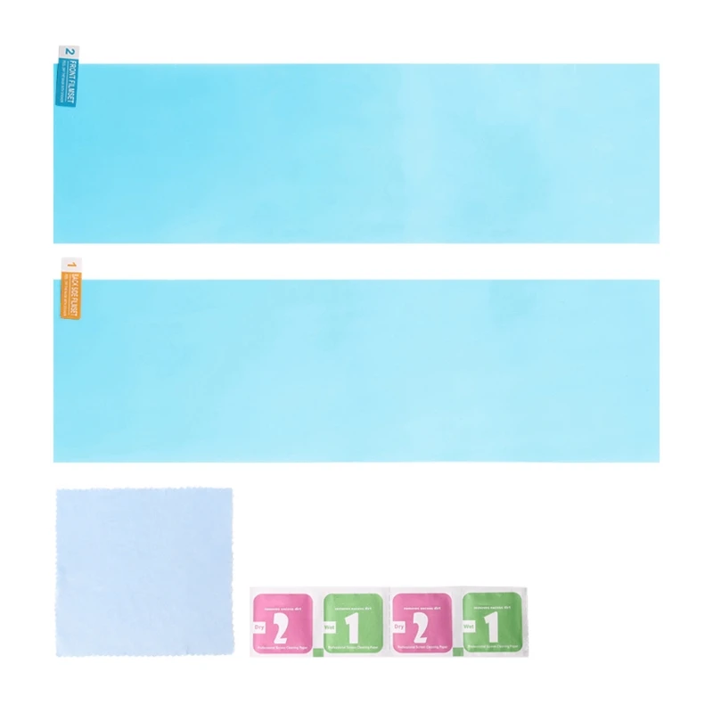 

29.5cmx 9cm Universal Car Rearview Mirror Film Blu-ray Film Anti-glare Film L9CE