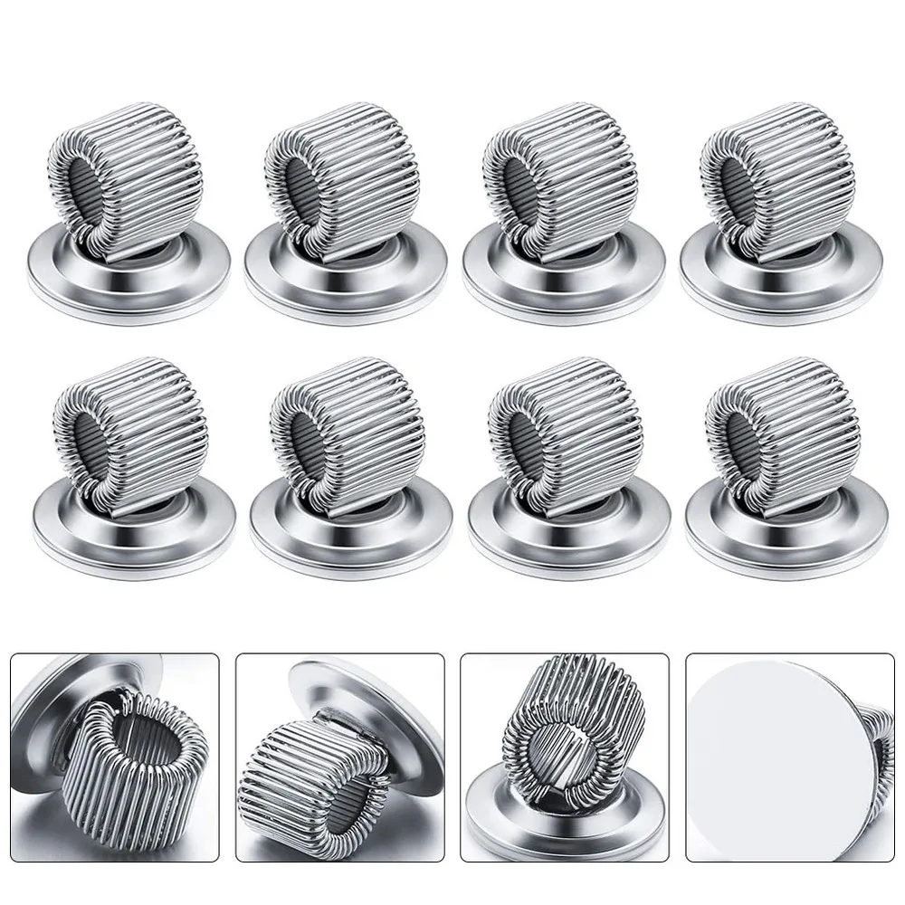 

12pcs Self Adhesive Pencil Holder Pen Clip Holder for Notebook and Clipboard