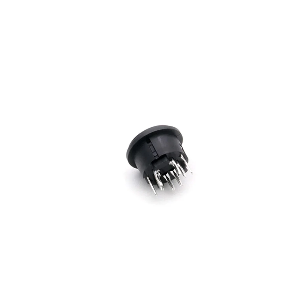 Переходник Mini DIN Female 6 контактов PS2 Jack S 20 шт. 180 градусов для пайки 100 | Обустройство