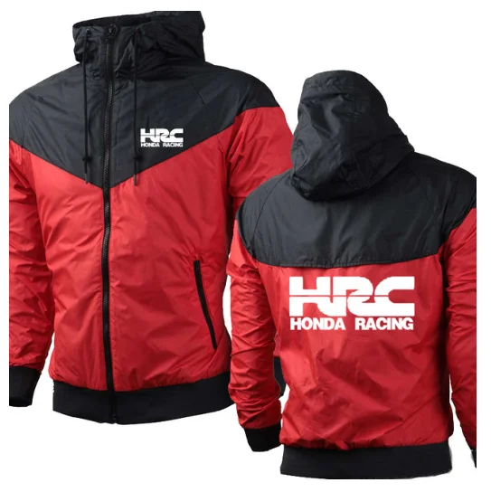 

2020 new Hoodies Men HRC Car Logo Print Spring Autumn Casual Sweatshirt Mens zipper Jacket Sweatshirts Man Hoody
