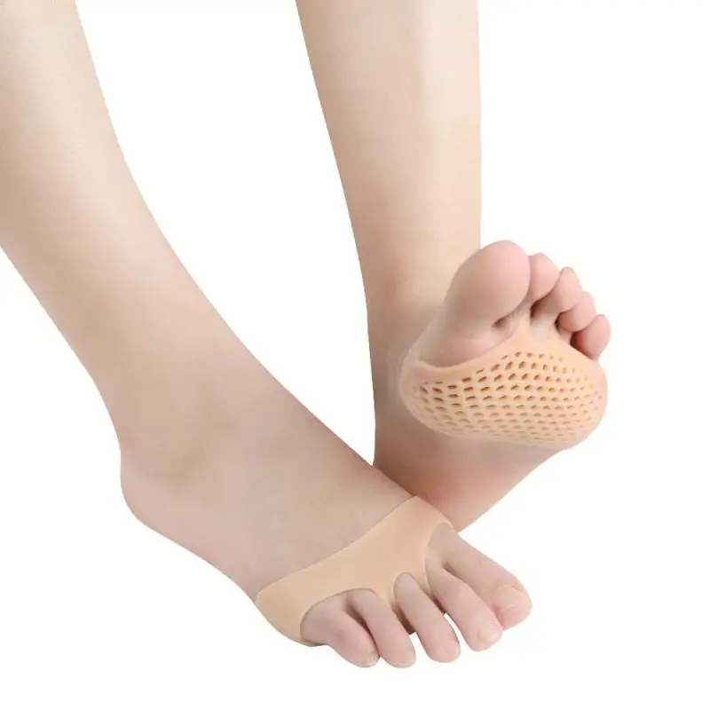 2Pcs Silicone Correction Gel Foot Care Toe Separator Little Finger Protector Bunion Adjuster Protetor Feet | Красота и здоровье