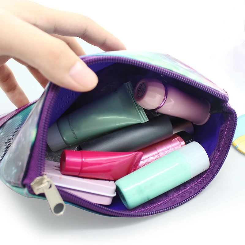 

ETya PU Women Universe Space Printed Waterproof Make Up Bags