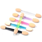 51020 шт инструментов для ногтей зеркальный пигмент Кисть для нанесения пудры двухсторонний тени для век спонж-аппликатор Stick косметика макияж кисть для маникюра D001