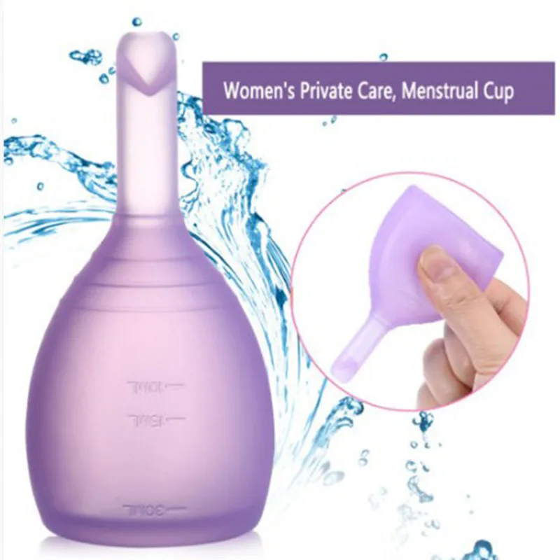 1Pc S/L Size Menstrual Cup Female Women Medical Hygiene Silicone Soft Reusable Period Leak Proof | Красота и здоровье