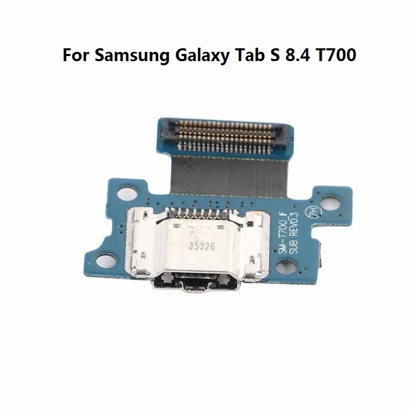 10 шт./лот samsung Галактики вкладка Pro 8,4 T320 T321 T700 T710 T310 T311 T810 T820 N5100 P6200 зарядное устройство разъём для зарядки Порты и разъёмы гибкий кабель - Цвет: T700