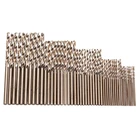 Набор сверл Drillforce M35, набор из 50 кобальтовых насадок 1-3 мм для сверления твердой стали, чугуна и нержавеющей стали