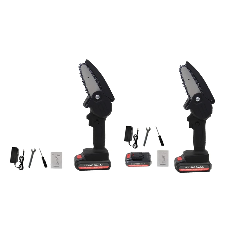 Пила садовая аккумуляторная 36 В с литиевым аккумулятором деревообрабатывающие