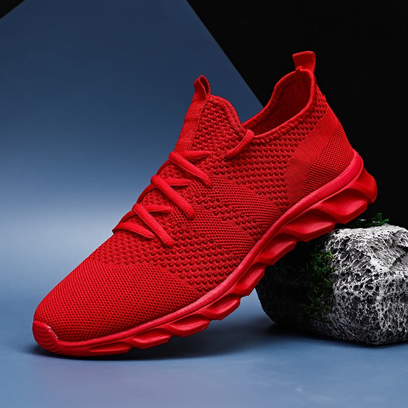 

New Summer Chaussure Homme Outdoor Men Running Shoes Mesh Sneakers Man Sport Shoes Walking Shoes Male Comfortable Shoes