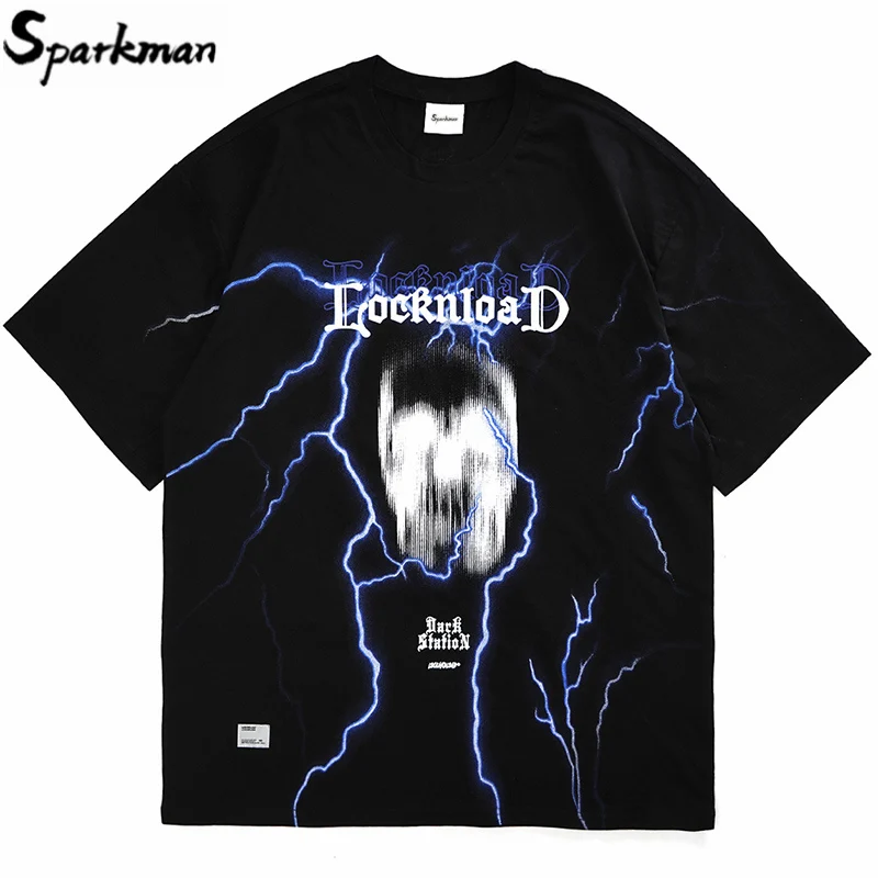 Мужская футболка с коротким рукавом уличная одежда в стиле Харадзюку хип-хоп