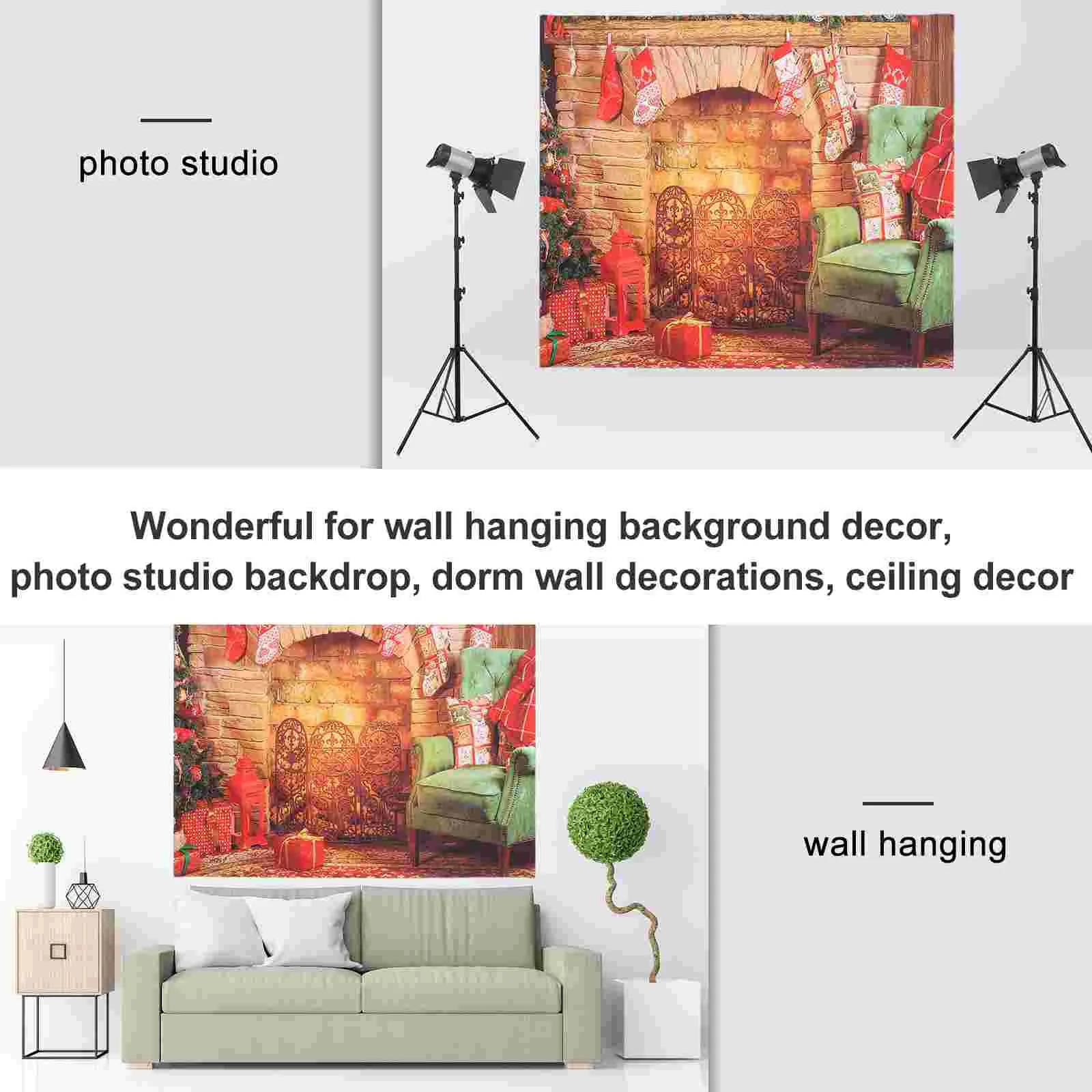 

1 шт. Рождественская тема фон для фотосъемки креативный фон для фотосъемки