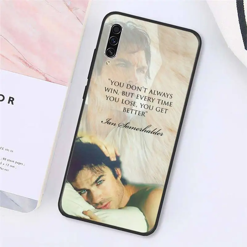 

ian somerhalder famous actor Phone Case For Samsung galaxy A S note 10 7 8 9 20 30 31 40 50 51 70 71 21 s ultra plus