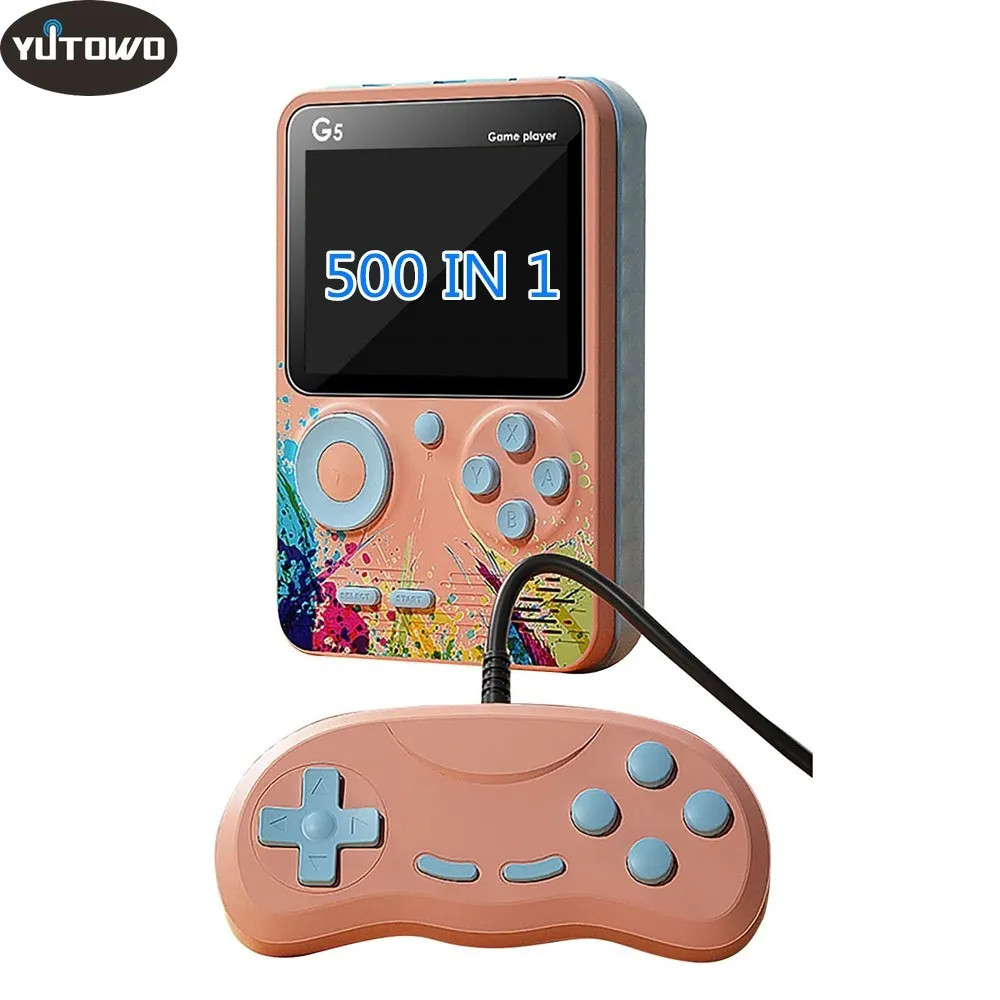 

Консоль игровая G5 портативная карманная, 3,0 дюйма, 500 классических игр