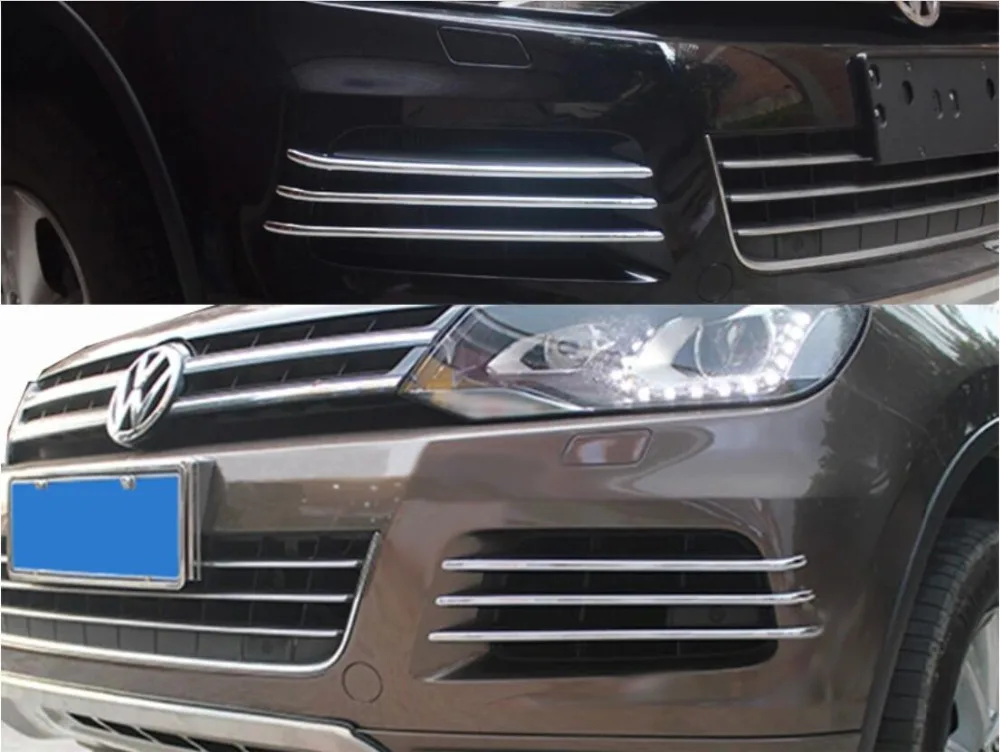 Передняя и задняя Противотуманные фары ABS декоративная оправа ламинат