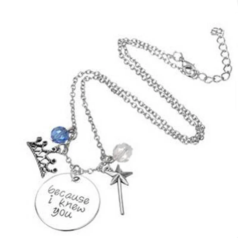 Ручной ожерелье с отпечатком Будьте смелы и продолжайте буква Шарм Подвеска