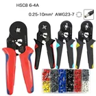 Обжимные клещи для наконечников HSC8 6-4A6-4 0,25-10 мм м 23-7AWG 6-6 0,25-6 мм