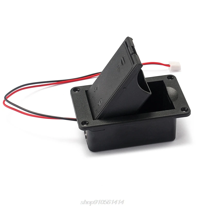 1 шт. 9 в держатель батарейного отсека чехол для гитары бас активный разъем