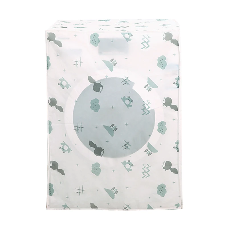 

Washing machine dust cover drum type wave wheel type top open flip balcony, waterproof and sunscreen cloth cover universal cover