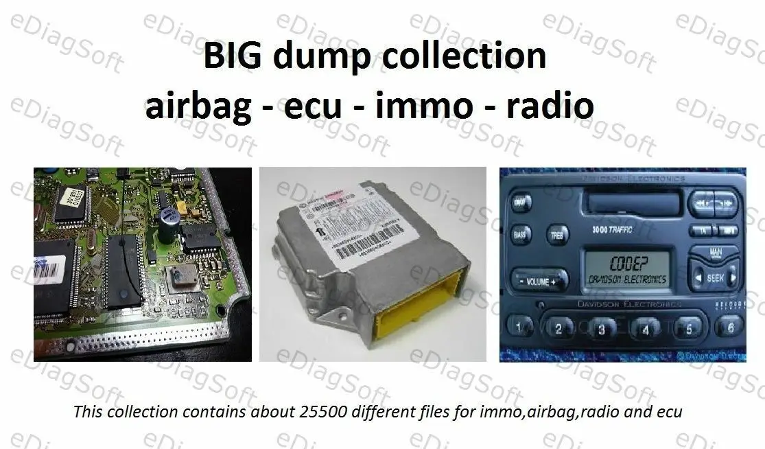 

Сборник файлов Immo, подушки безопасности, радио и Ecu