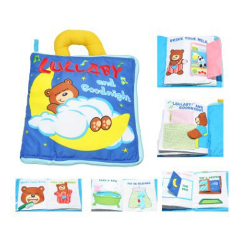 

Книга тканевая развивающая для детей 0-12 месяцев