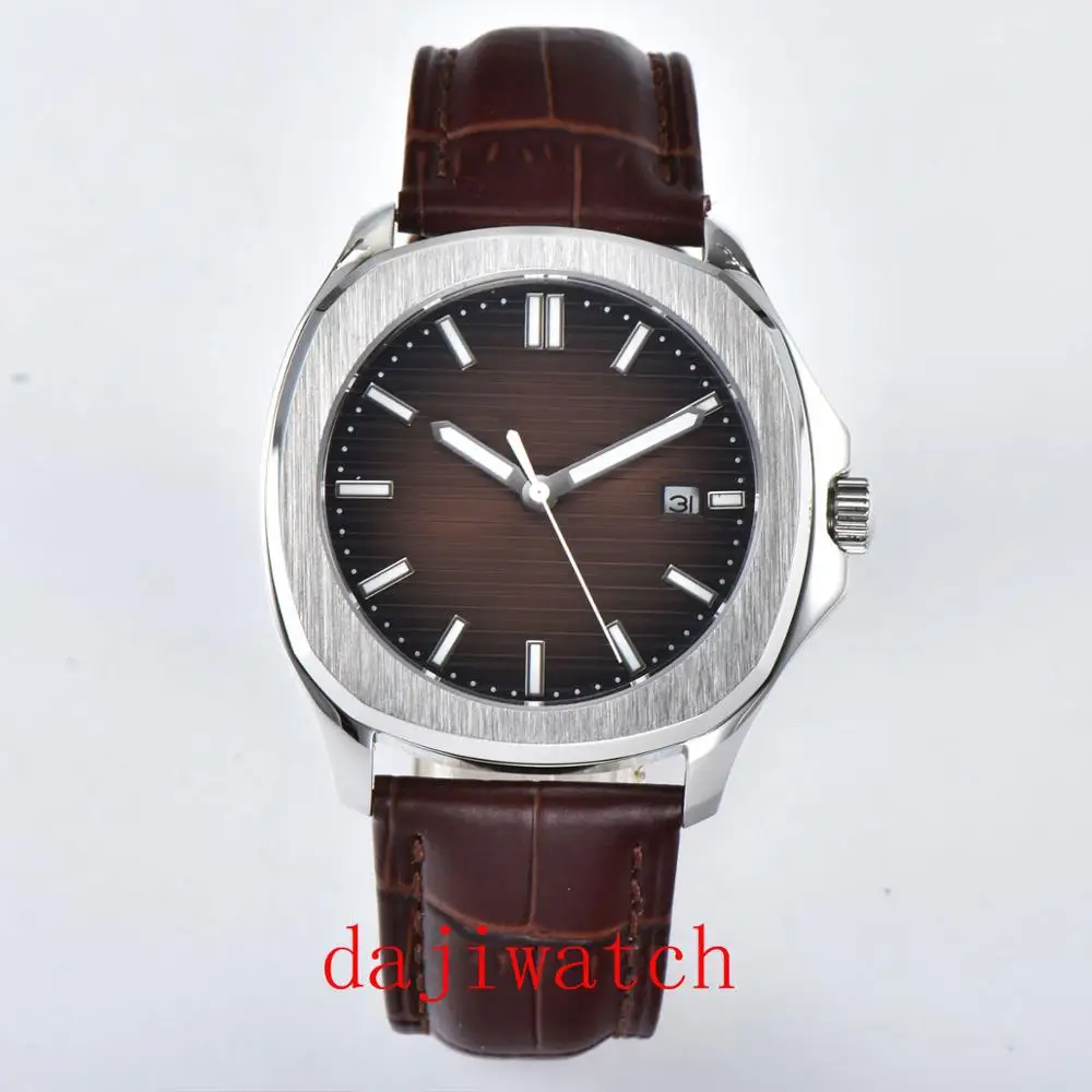 Часы мужские стерильные с индикатором даты брендовые автоматические часы