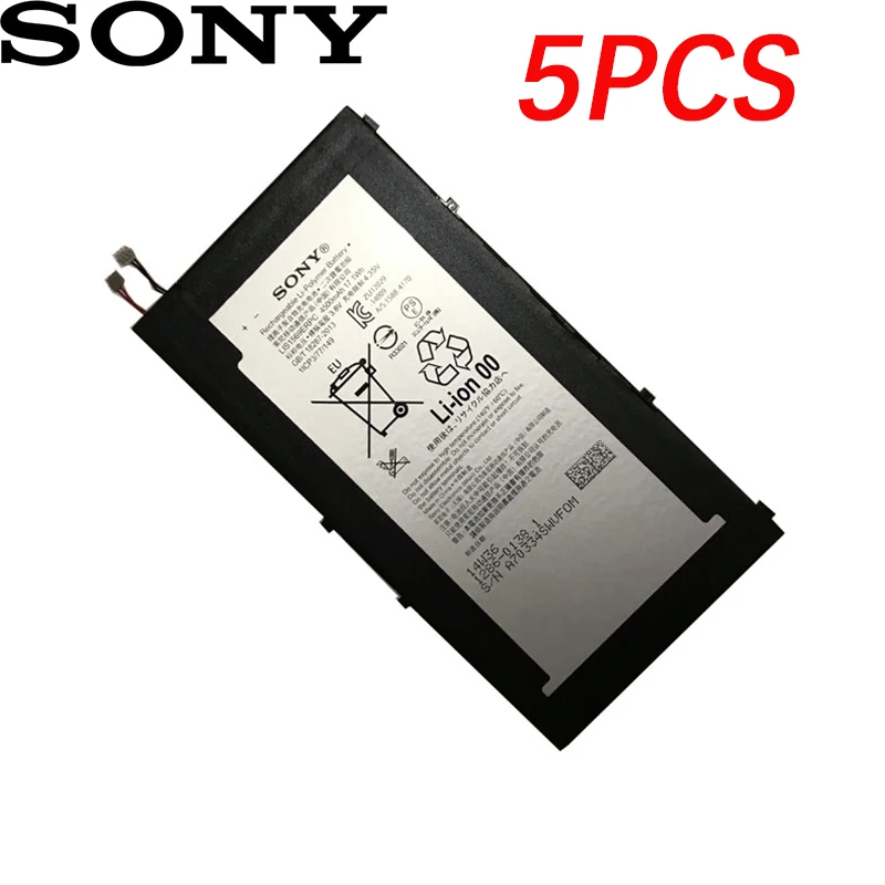 Sony LIS1569ERPC 5 шт. 4500 мАч батарея для sony Xperia Tablet Z3 Compact SGP611 SGP612 sgp621аккумулятор высокого качества