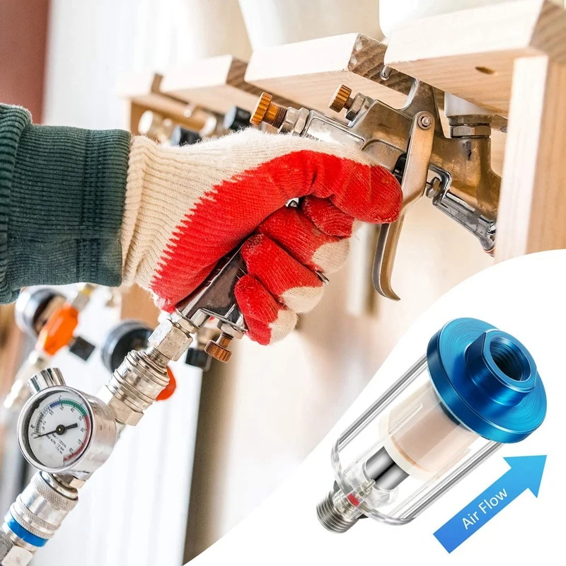 3 шт. фильтр сепаратор для воды и масла воздушный Влагоотделитель воздушной линии