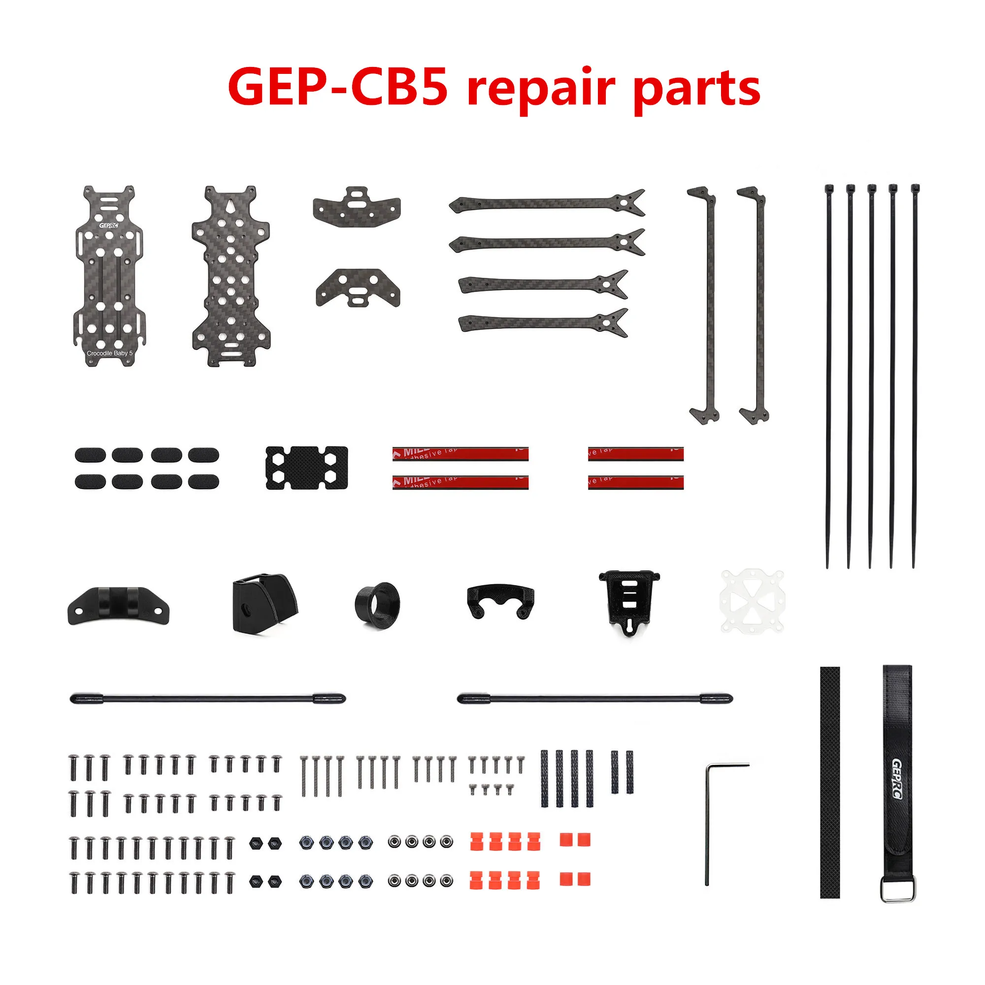 Parts for GEPRC GEP-CB5 Crocodile Baby Frame