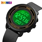 SKMEI многофункциональные спортивные часы с обратным отсчетом, мужские часы со светодиодный светильник кой, 5 бар, водонепроницаемые цифровые наручные часы, reloj hombre 1736