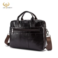 oil waxy leather coffee design business briefcase 15 laptop document case fashion attache messenger bag tote portfolio 9022