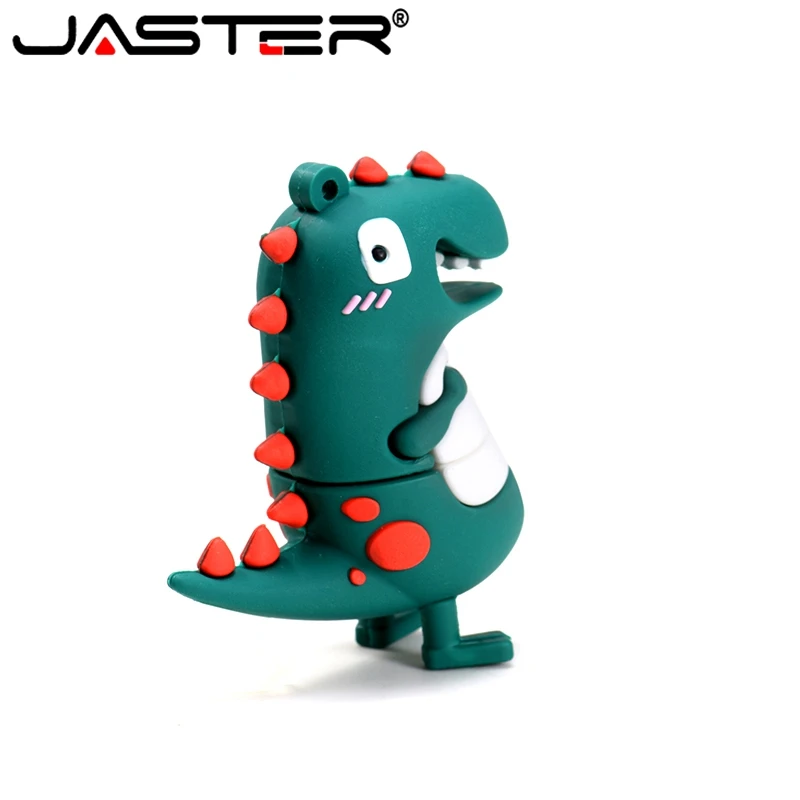 JASTER Pen drive Dinosaur Cartoon USB flash 128GB 64GB 32GB 16GB 8GB 4GB stick pendrive free shiping Creative gifts | Компьютеры и