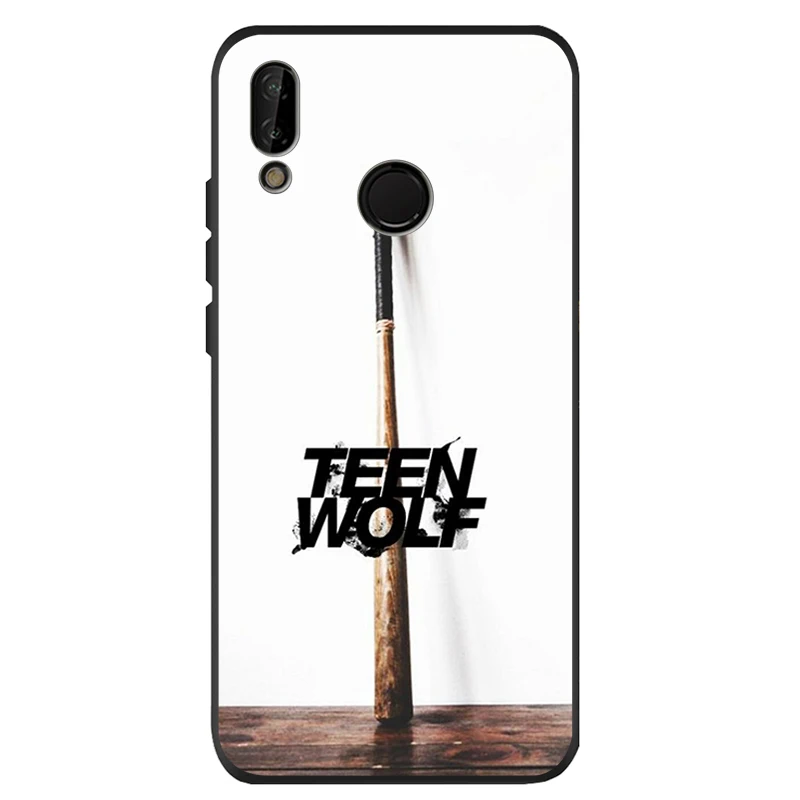 TEEN WOLF black Silicone soft Phone Case For Huawei P40 P30 P20 P10 P9 Lite Pro 2019 P smart 2 Back cover Shell | Мобильные телефоны